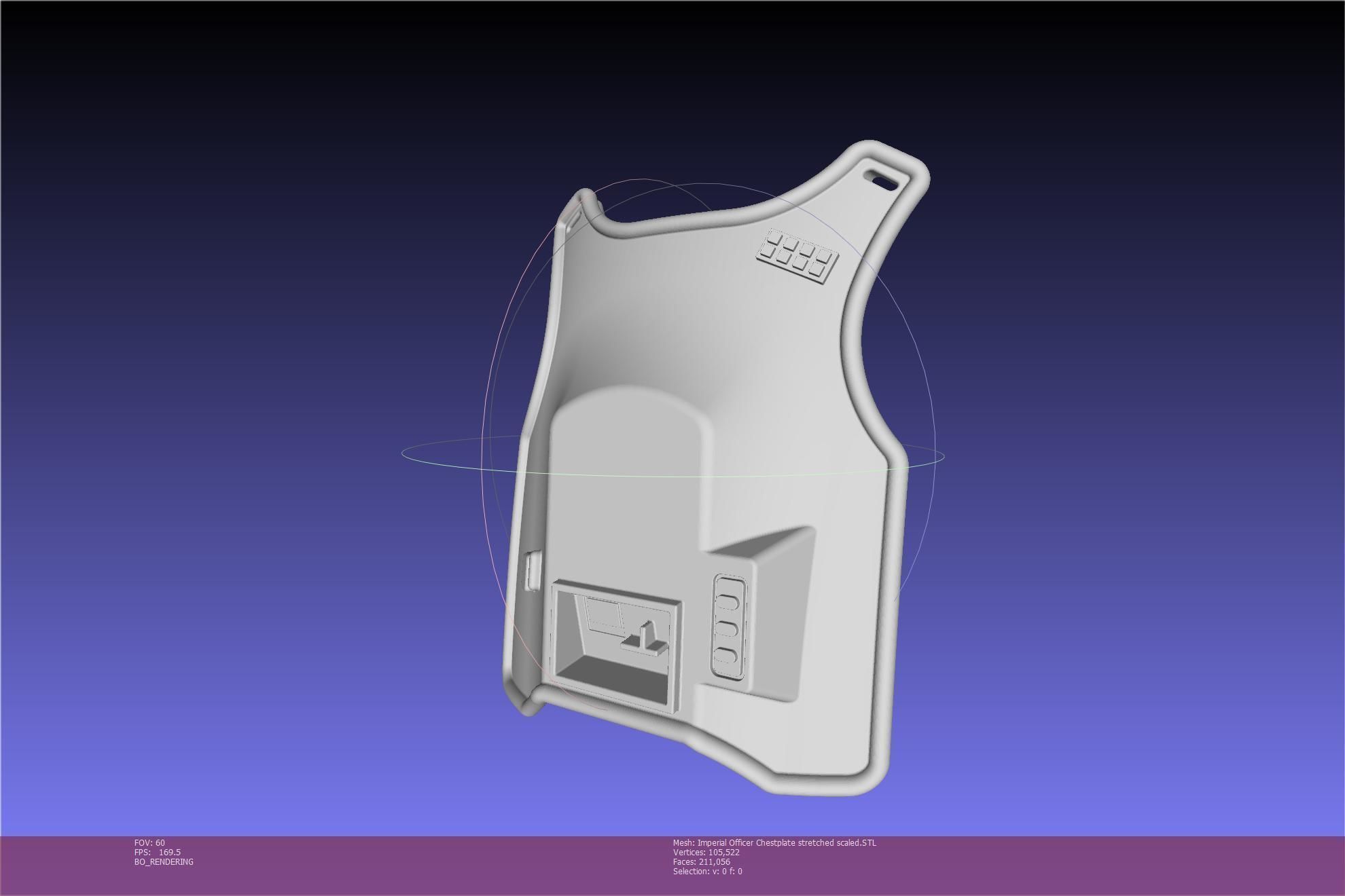 Star Wars Imperial Officer Armor Chestplate 3D print model_75