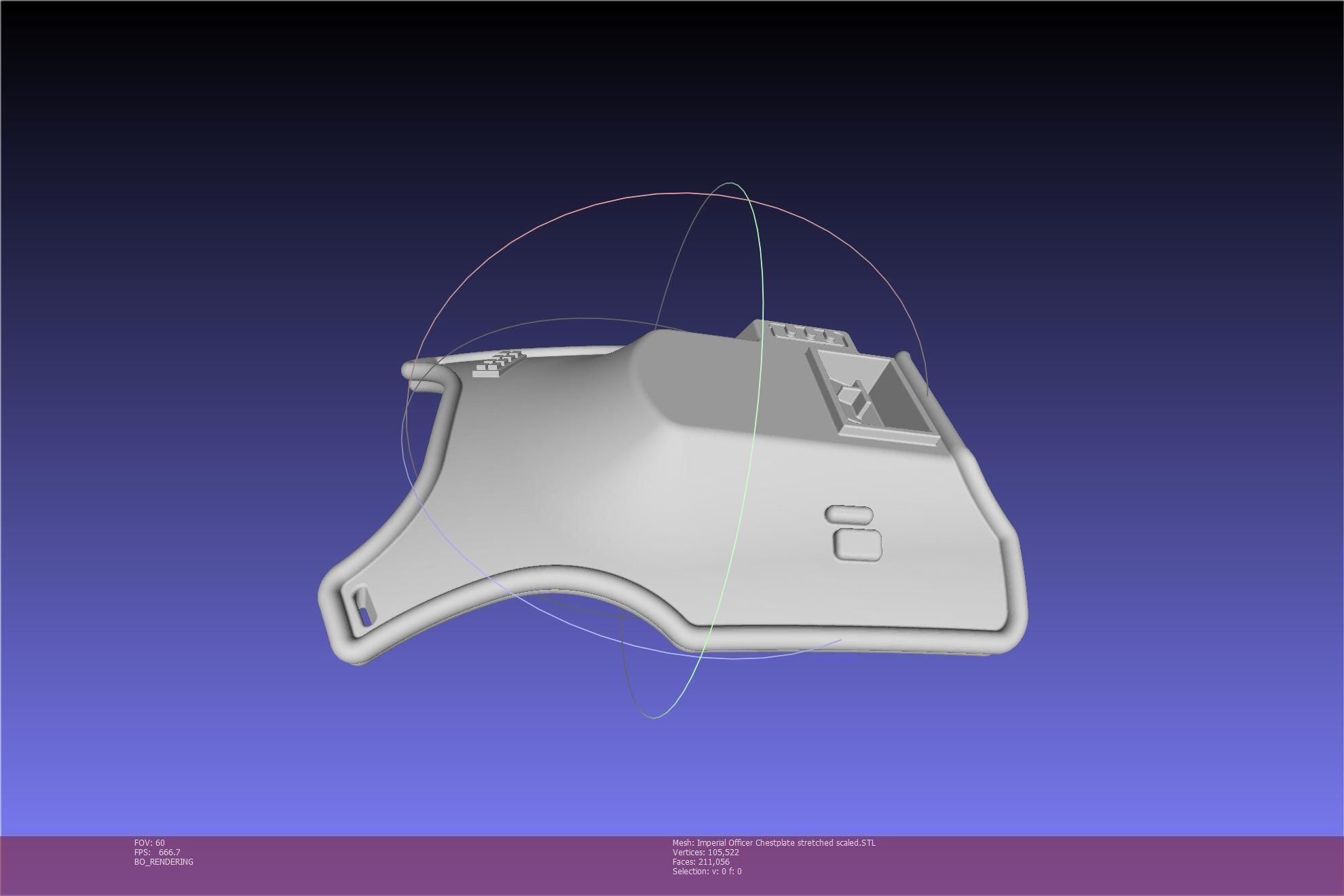 Star Wars Imperial Officer Armor Chestplate 3D print model_78