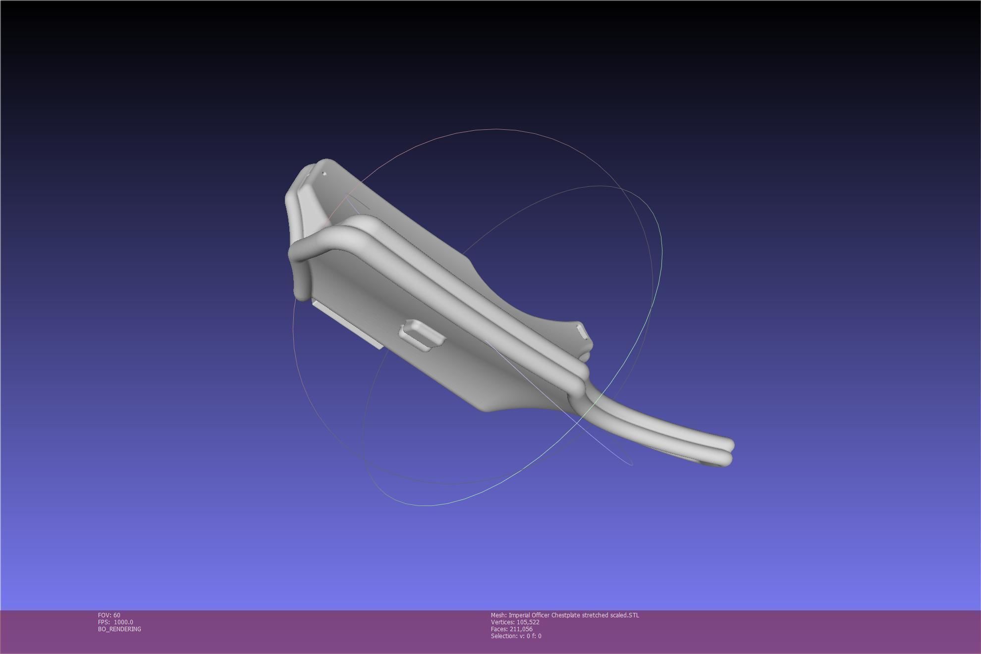 Star Wars Imperial Officer Armor Chestplate 3D print model_85