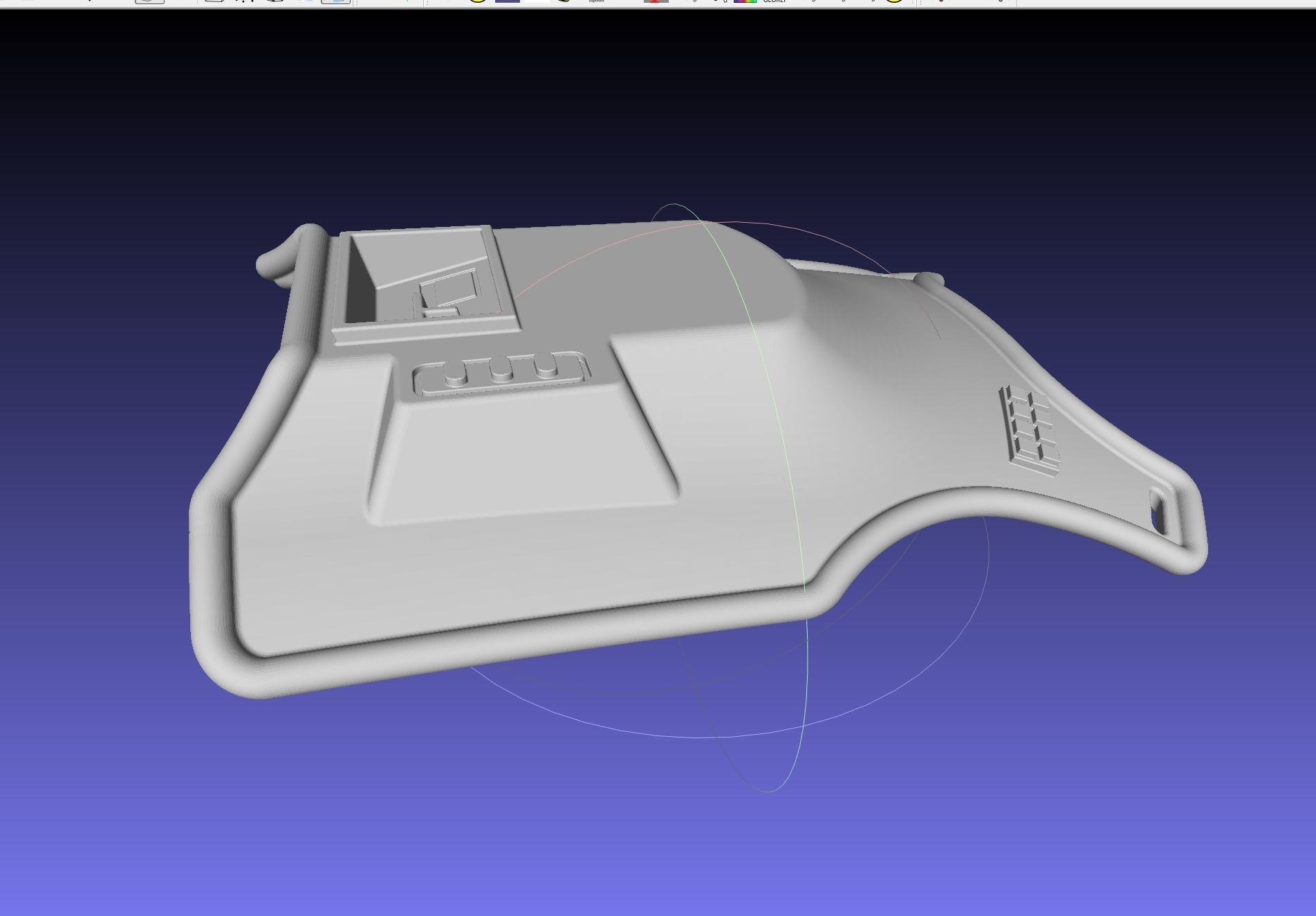 Star Wars Imperial Officer Armor Chestplate 3D print model_5