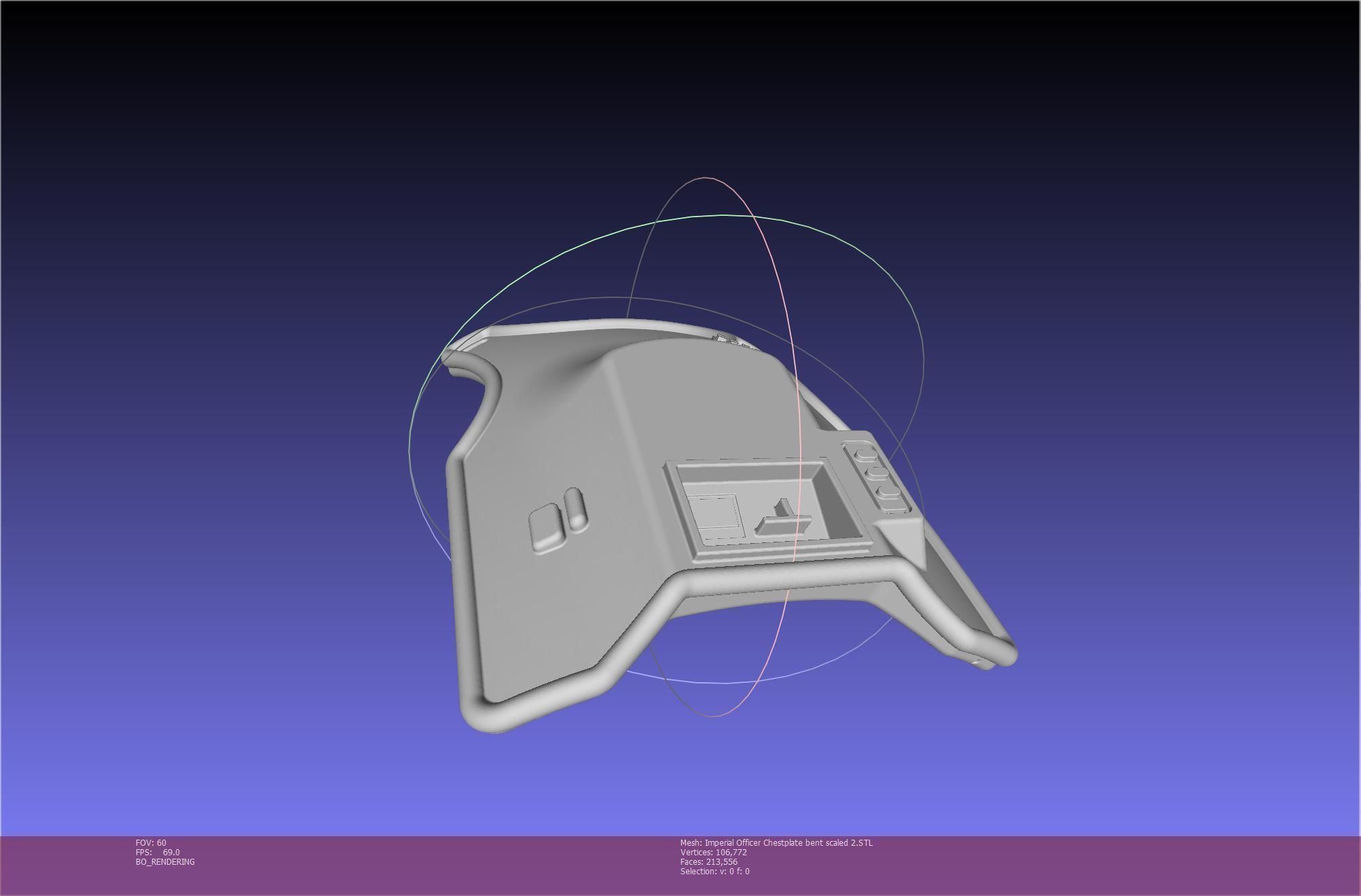 Star Wars Imperial Officer Armor Chestplate 3D print model_110