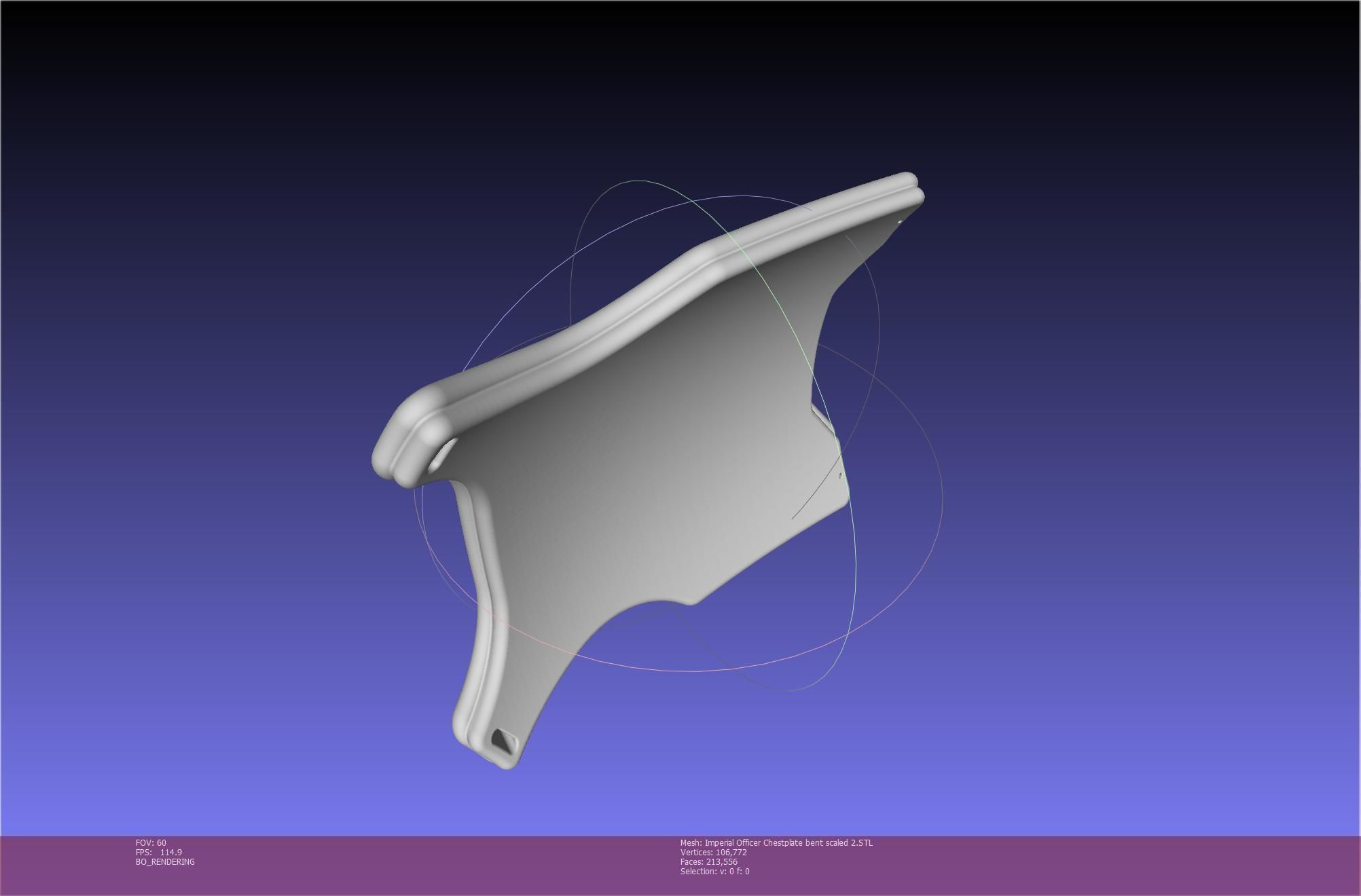 Star Wars Imperial Officer Armor Chestplate 3D print model_113