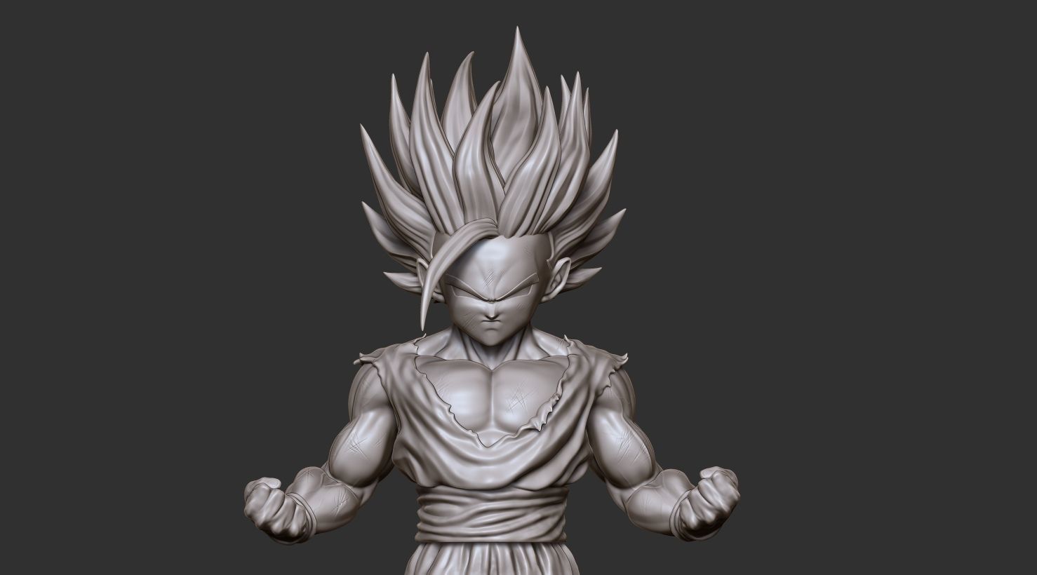 Son Gohan SS2  3D print model_6
