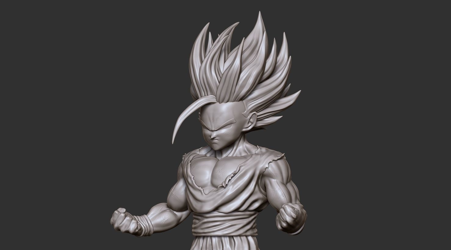 Son Gohan SS2  3D print model_8
