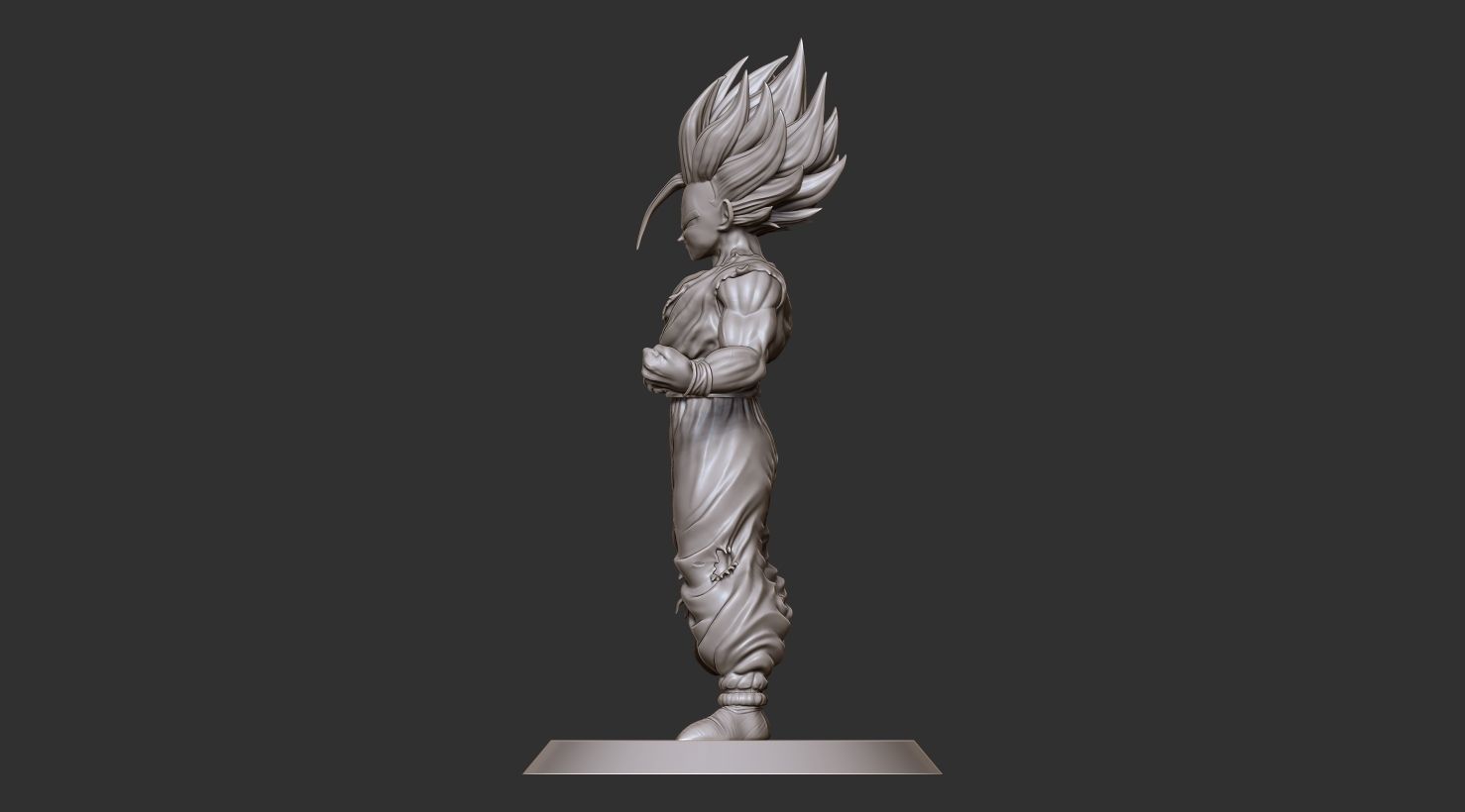 Son Gohan SS2  3D print model_5