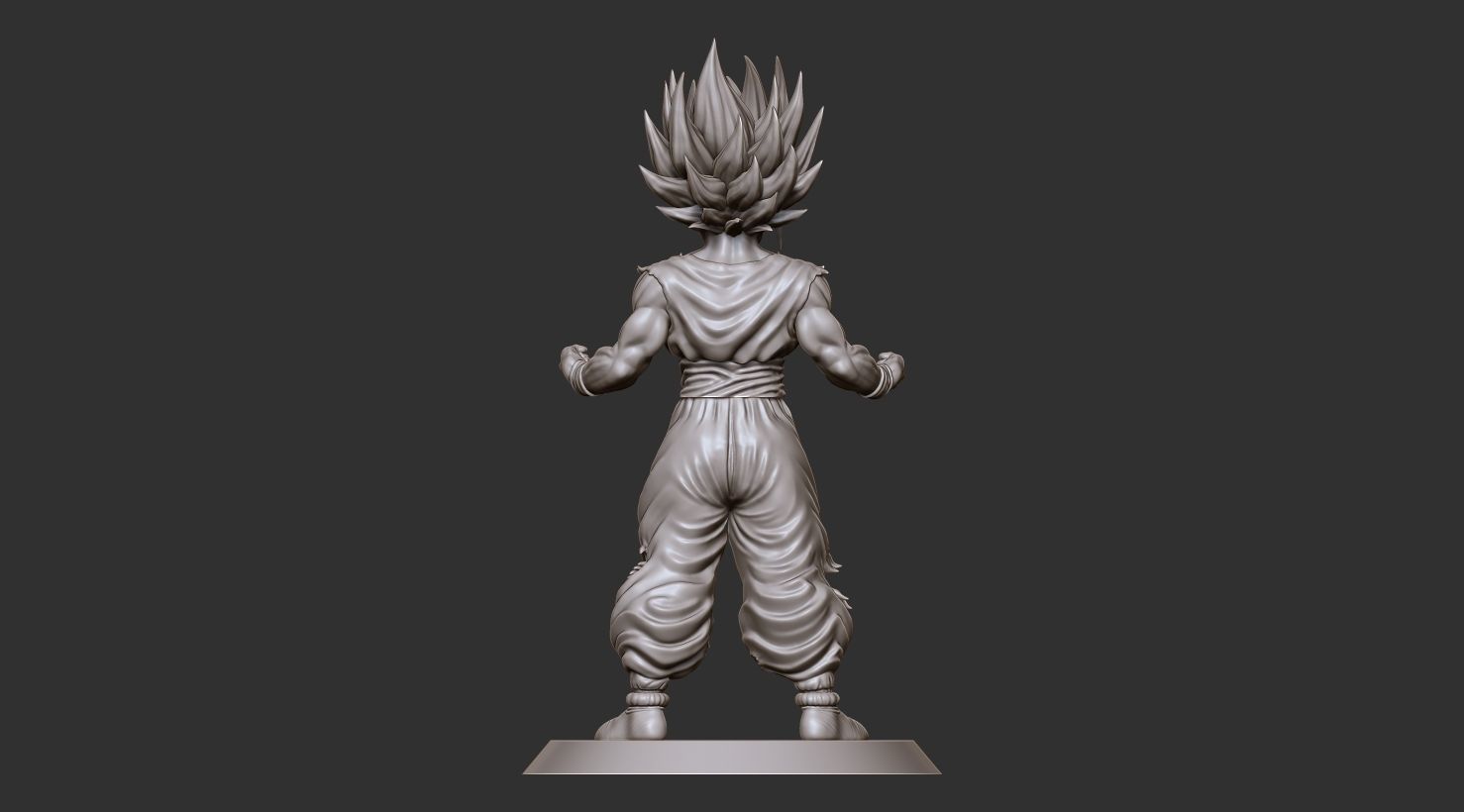 Son Gohan SS2  3D print model_4