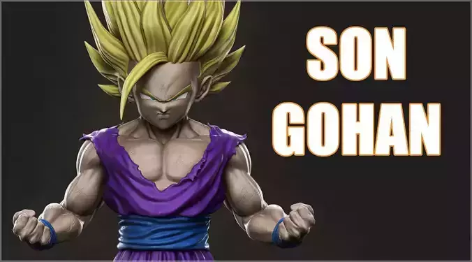 Son Gohan SS2  3D print model