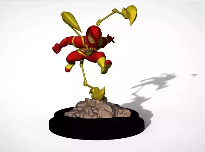 Iron Spiderman Cartoon