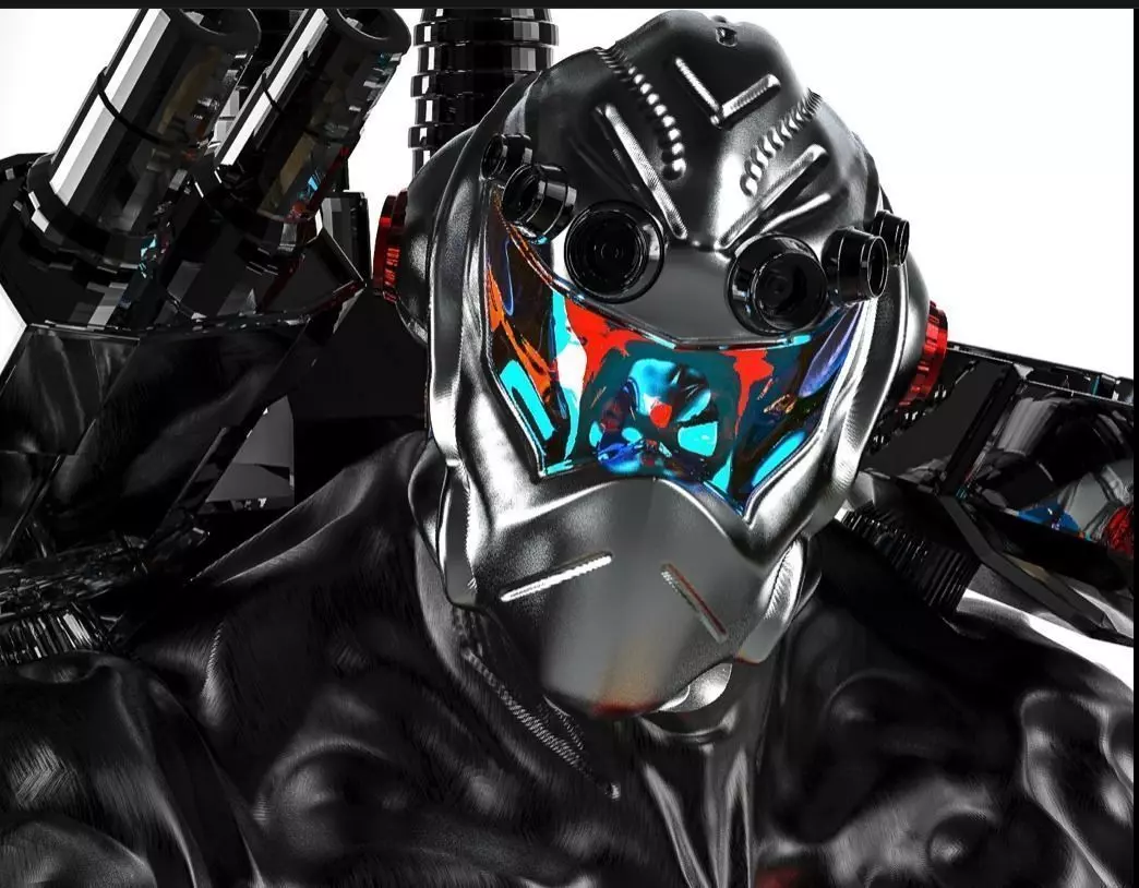 CYBORG M1-FILE 3D STL FOR PRINTERS CREATED BY DI PAOLANTONIO 3D print model