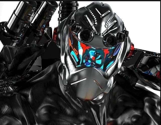 CYBORG M1-FILE 3D STL FOR PRINTERS CREATED BY DI PAOLANTONIO 3D print model