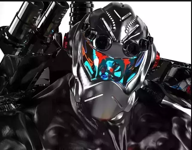 CYBORG M1-FILE 3D STL FOR PRINTERS CREATED BY DI PAOLANTONIO