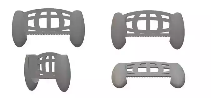 Throwback Comfort Grip 3D print model