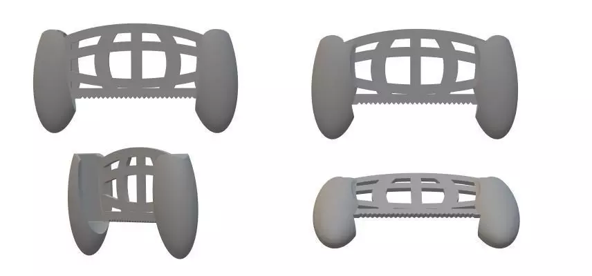 Throwback Comfort Grip 3D print model