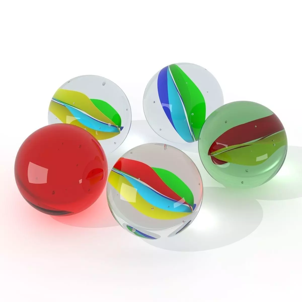 Marbles 3D model_0