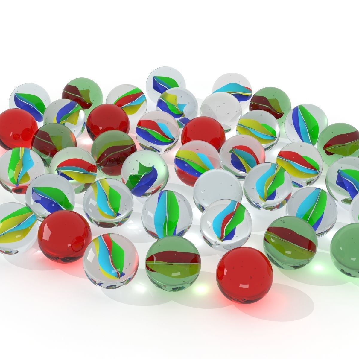Marbles 3D model_1