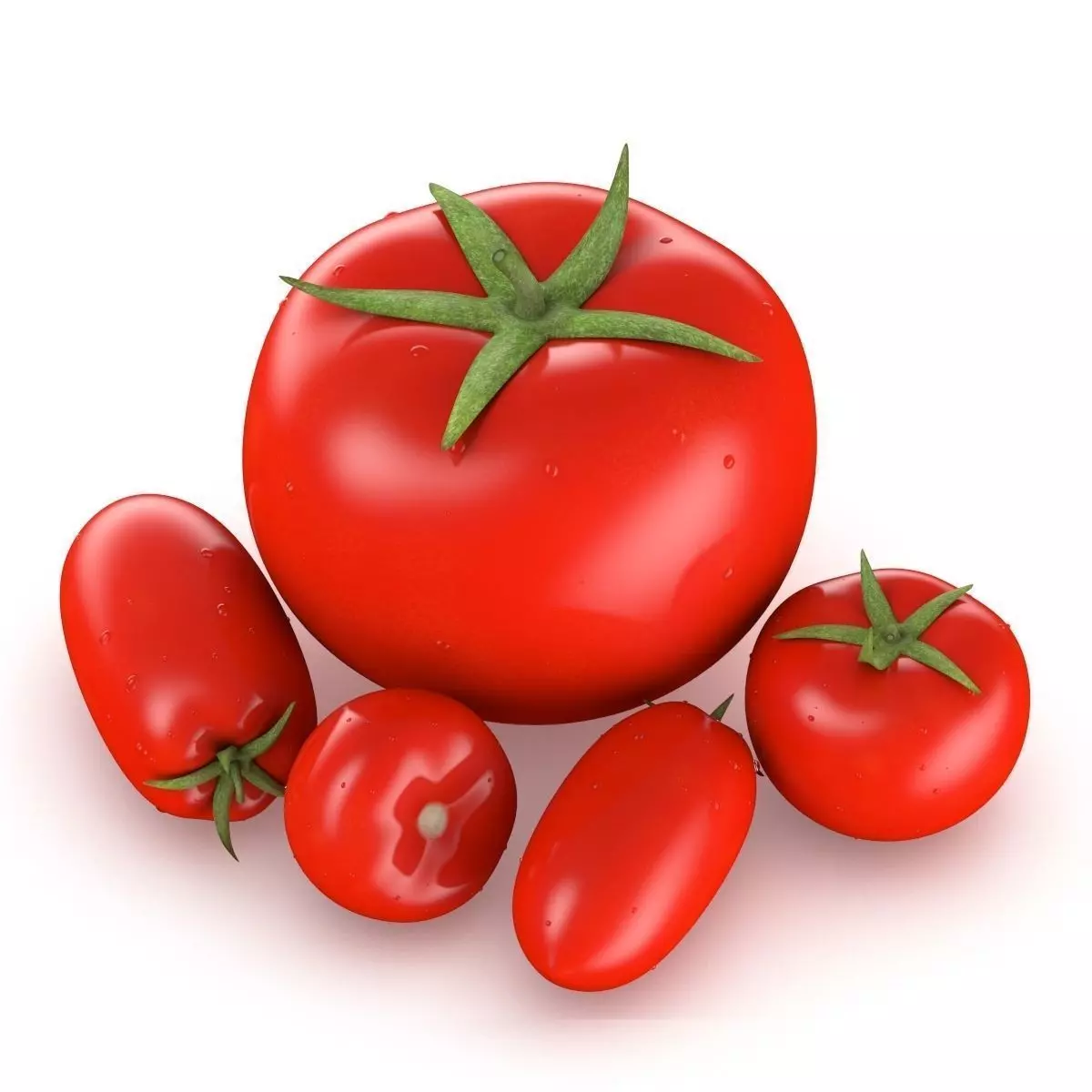 Tomatoes tomato 3D model_0