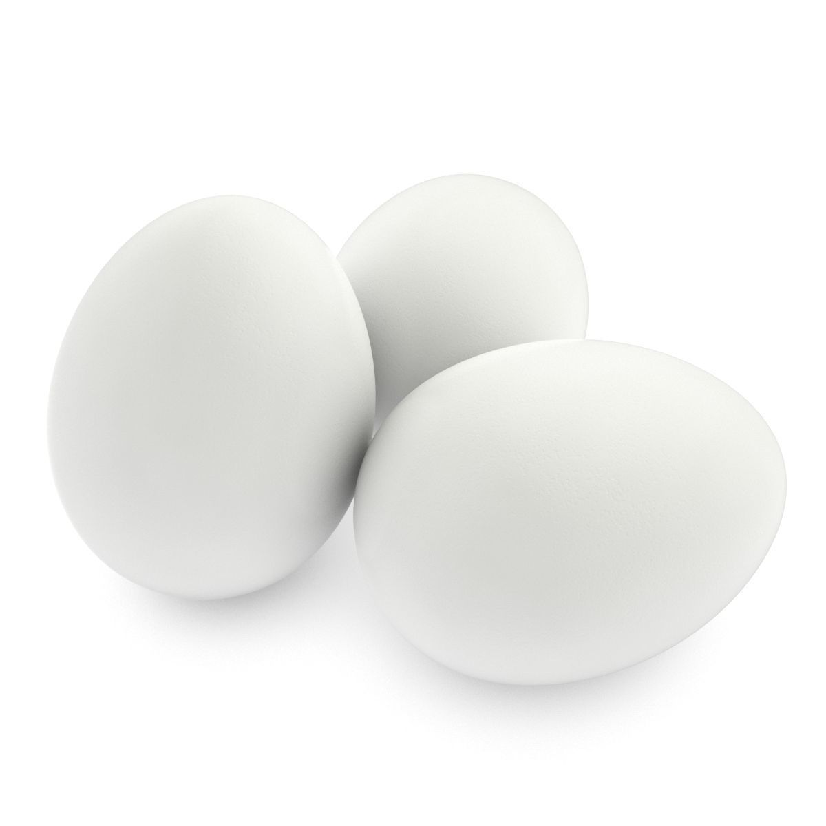 White Egg 3D model_1