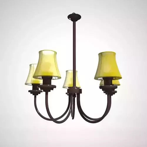 Chandeliers model 1 chandelier with four lamps