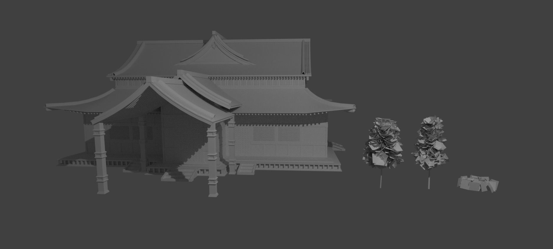 Japanese House 3D model_1