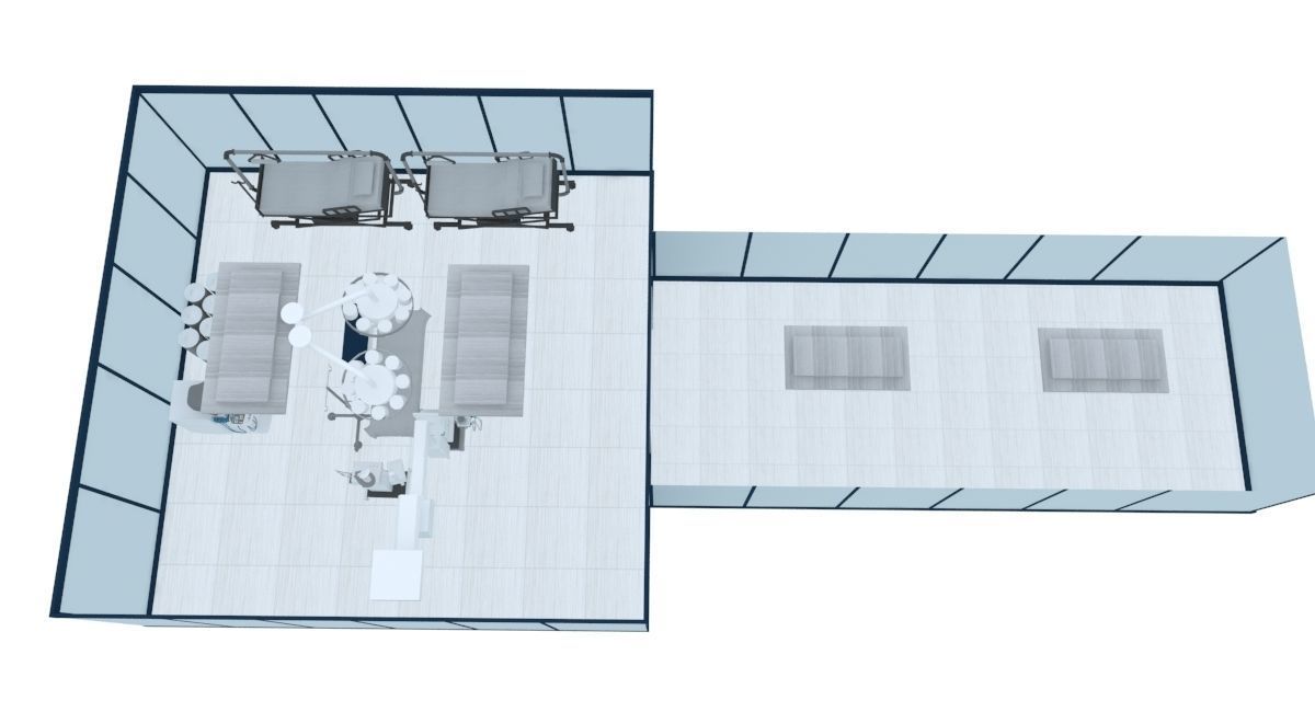 dental scenario for augmented reality Low-poly 3D model_4