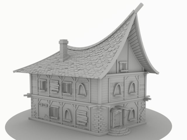 Old Home 3D model_1