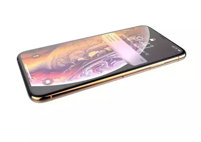 Realistic iphone XS MAX GLOD