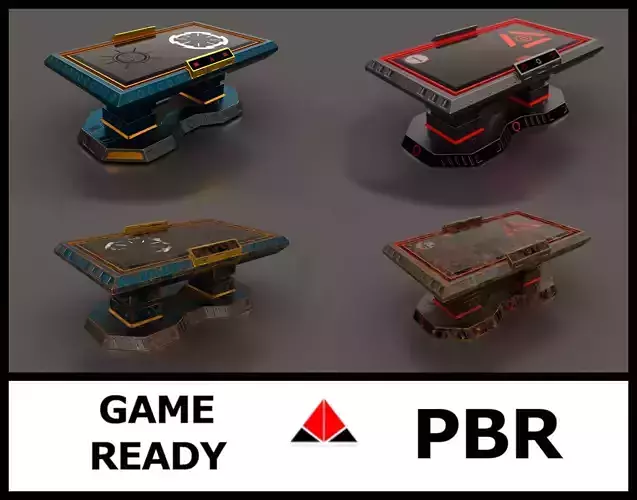 Scifi Table Texture Pack