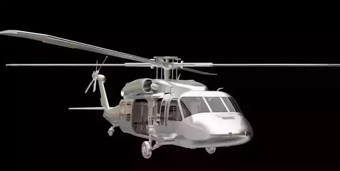 Helicopter silver
