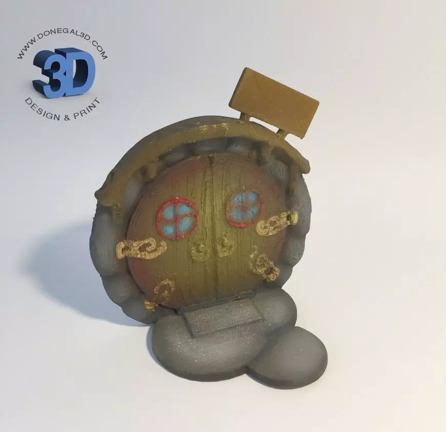 Round Fairy Door 3D print model