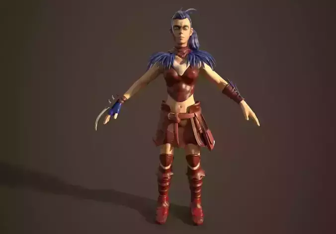 Female fighter character