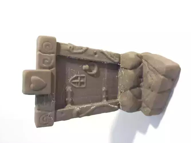 Fairy door with steps