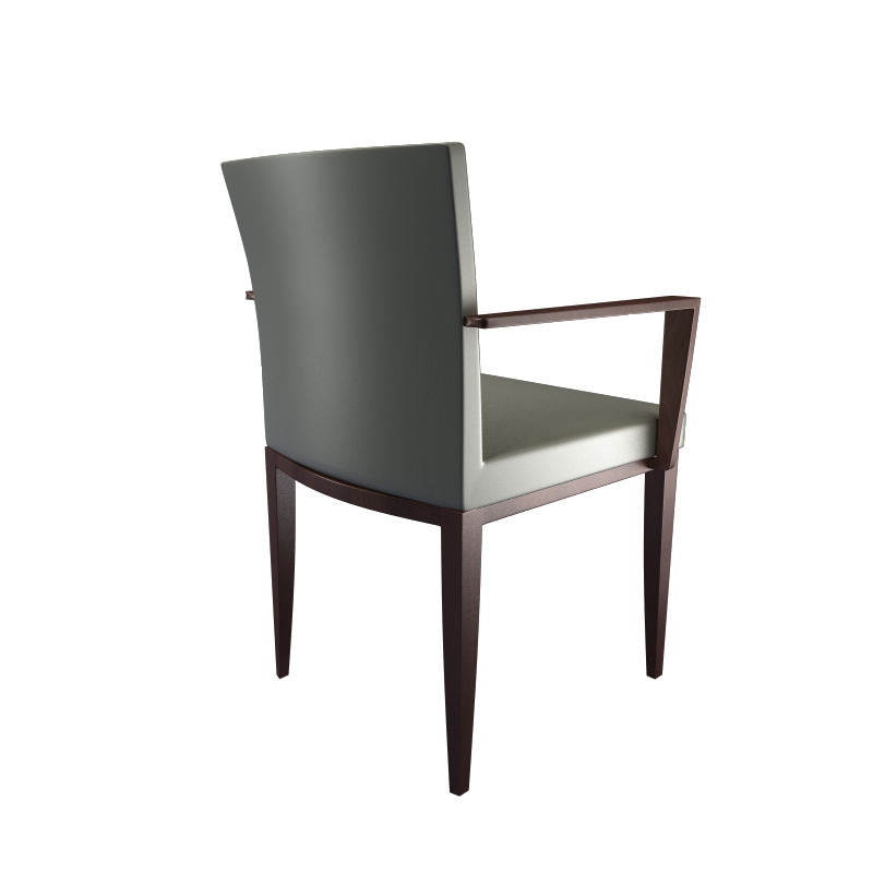 Azure Contemporary Armchair Set 27 3D model_2
