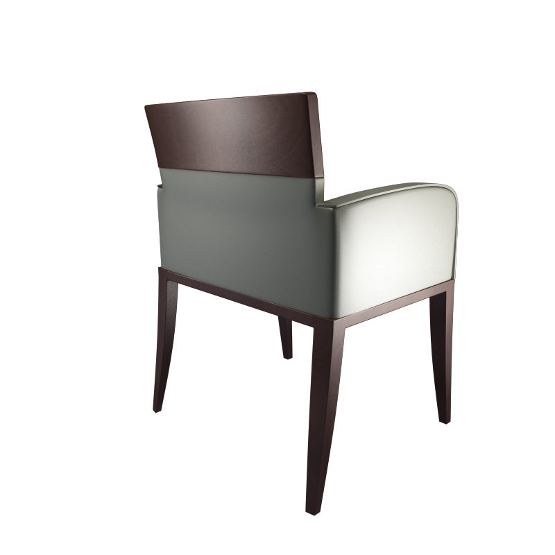 Azure Contemporary Armchair Set 27 3D model_4