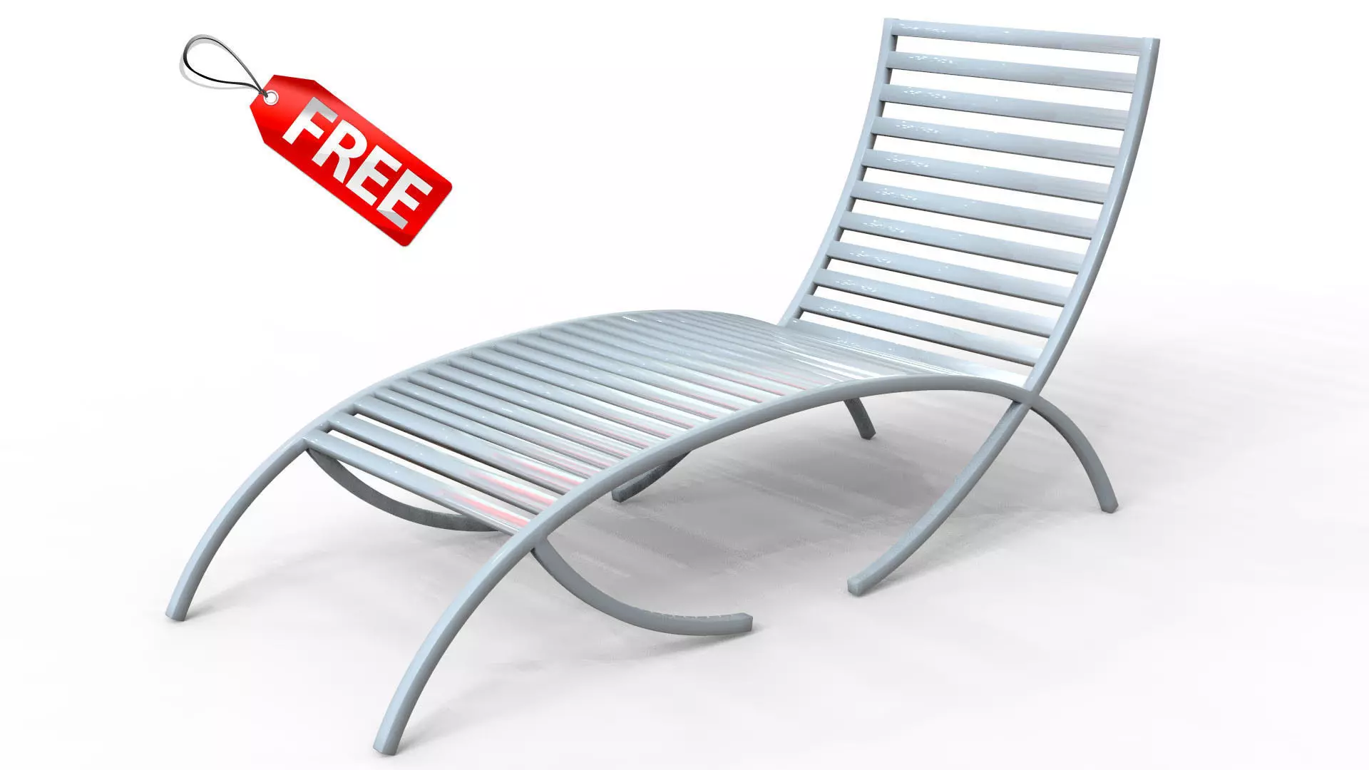 beach chair Free 3D model