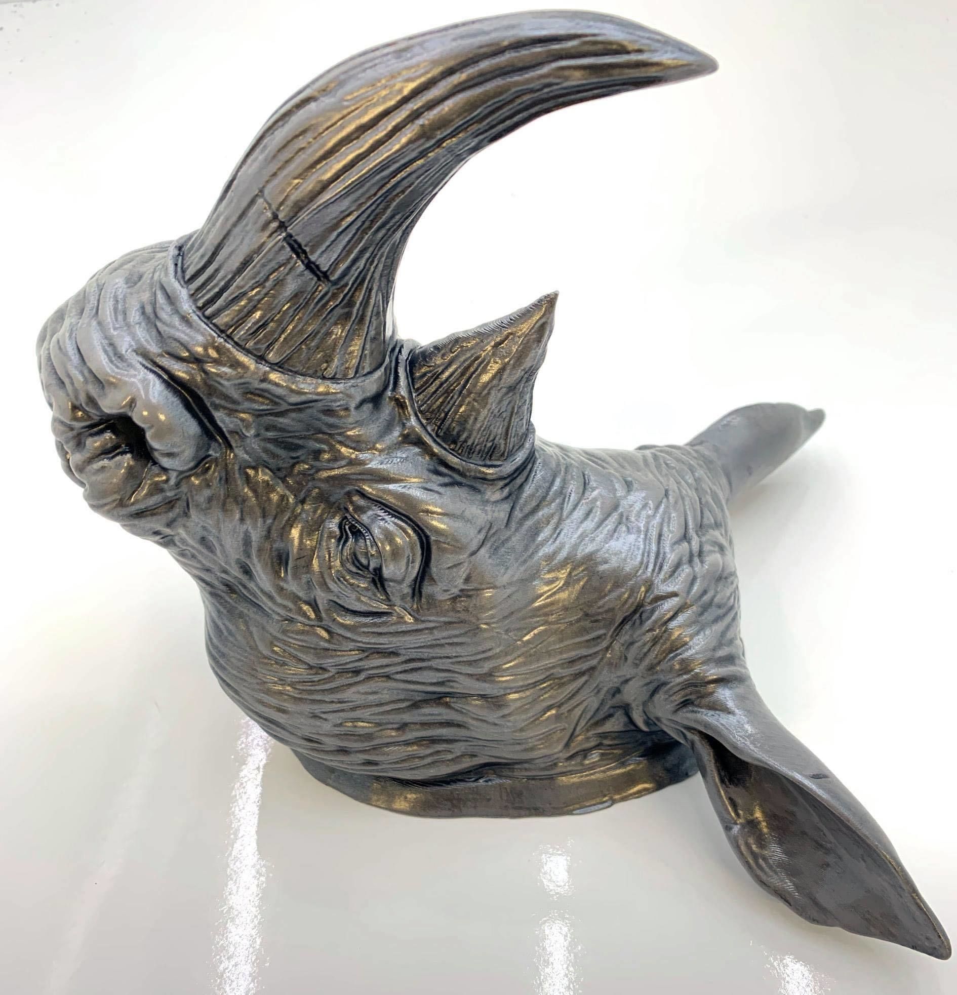 Rhino Head 3D print model_6
