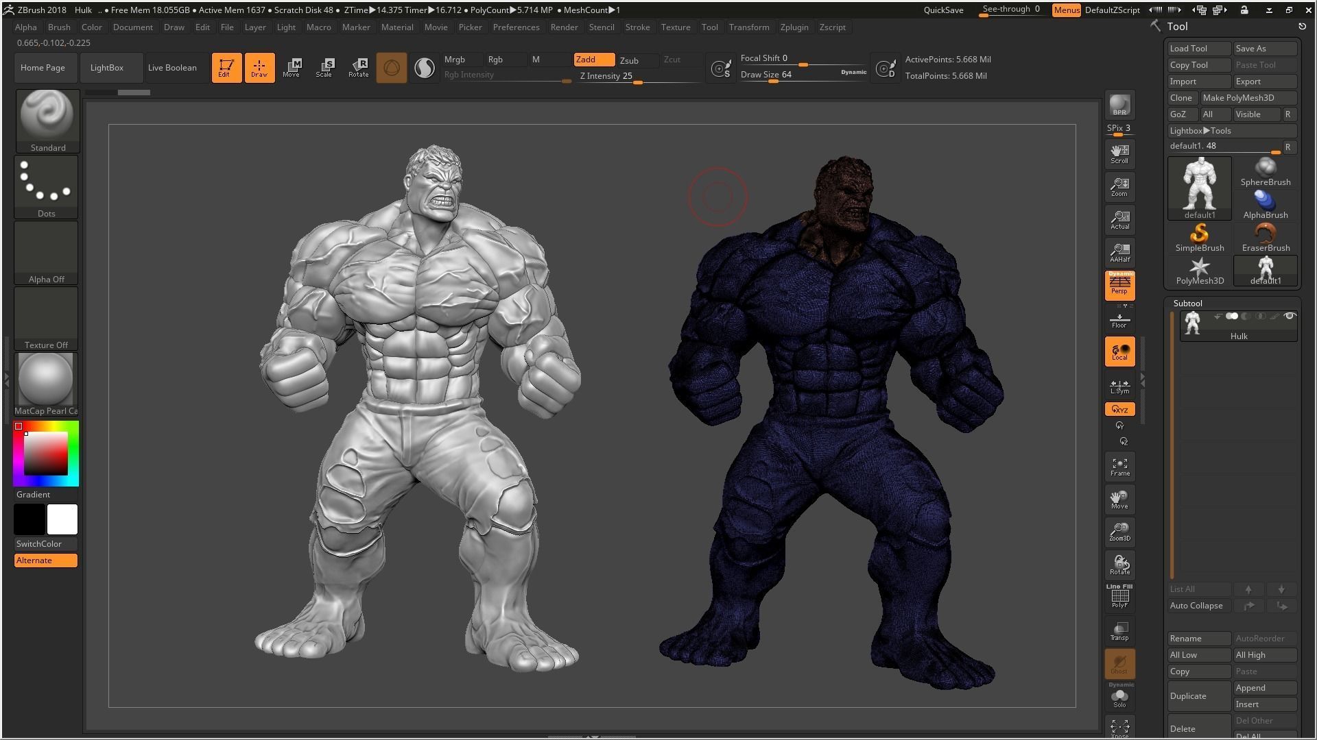3D Model The Hulk 3D print model_1