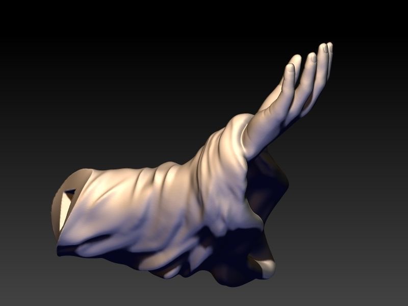 Moses and the red sea opening 3D print model_11