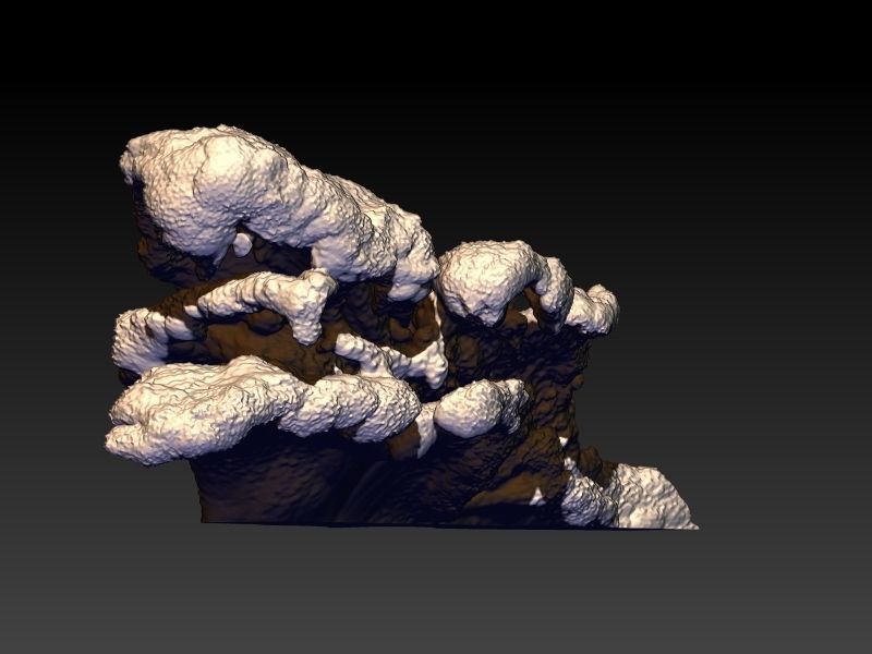Moses and the red sea opening 3D print model_10