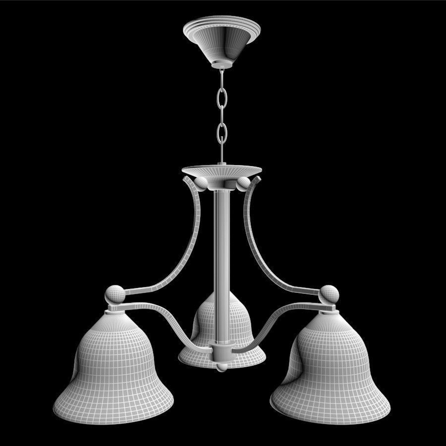 Hanging chandelier Elstead BOLLA HK  BOLA 3 3D model_2