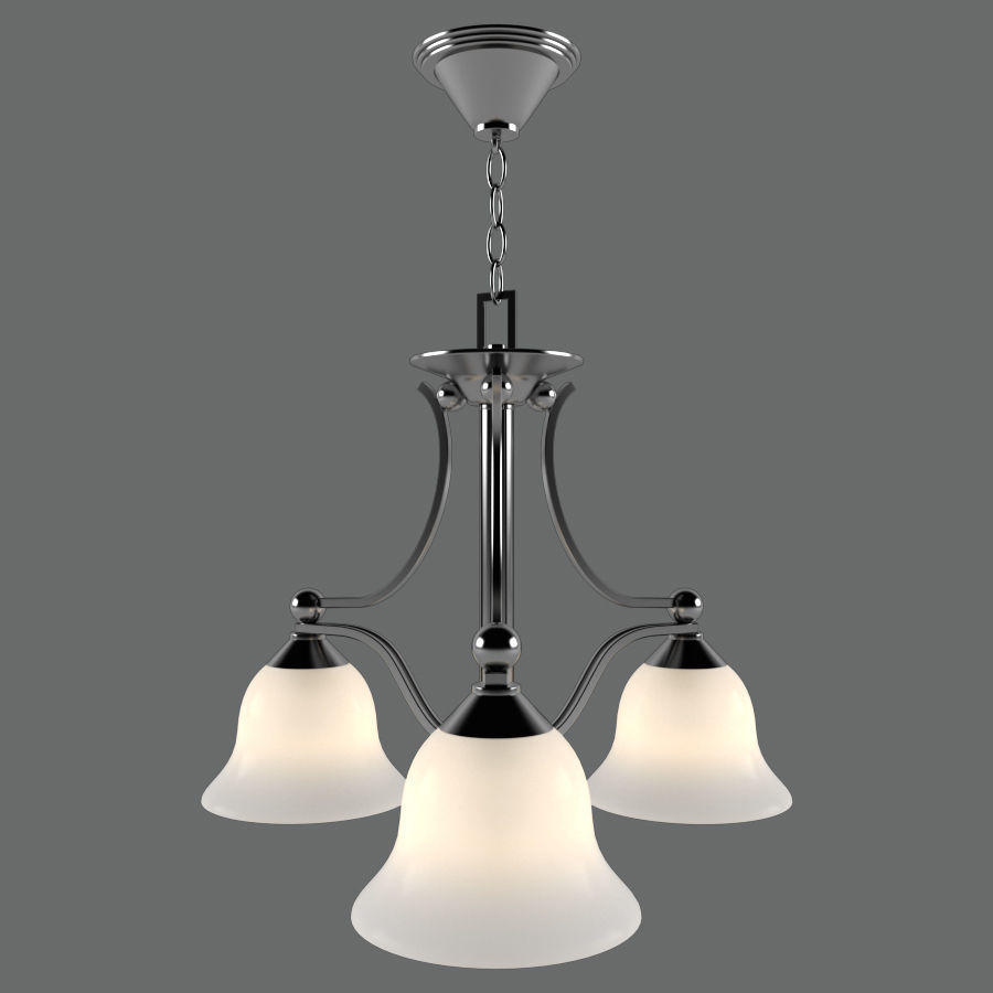 Hanging chandelier Elstead BOLLA HK  BOLA 3 3D model_1