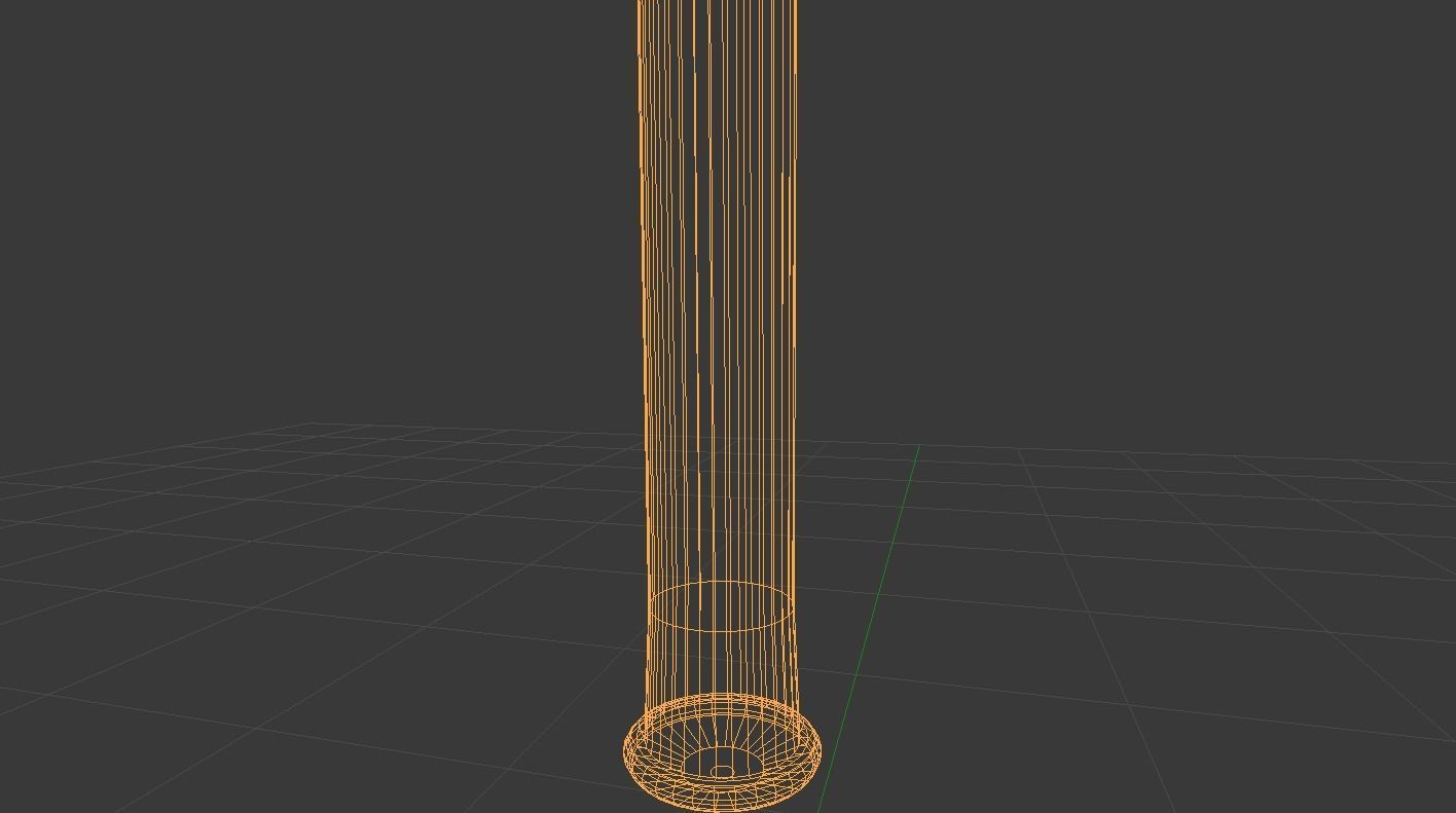 roman spear - pilum Low-poly 3D model_17