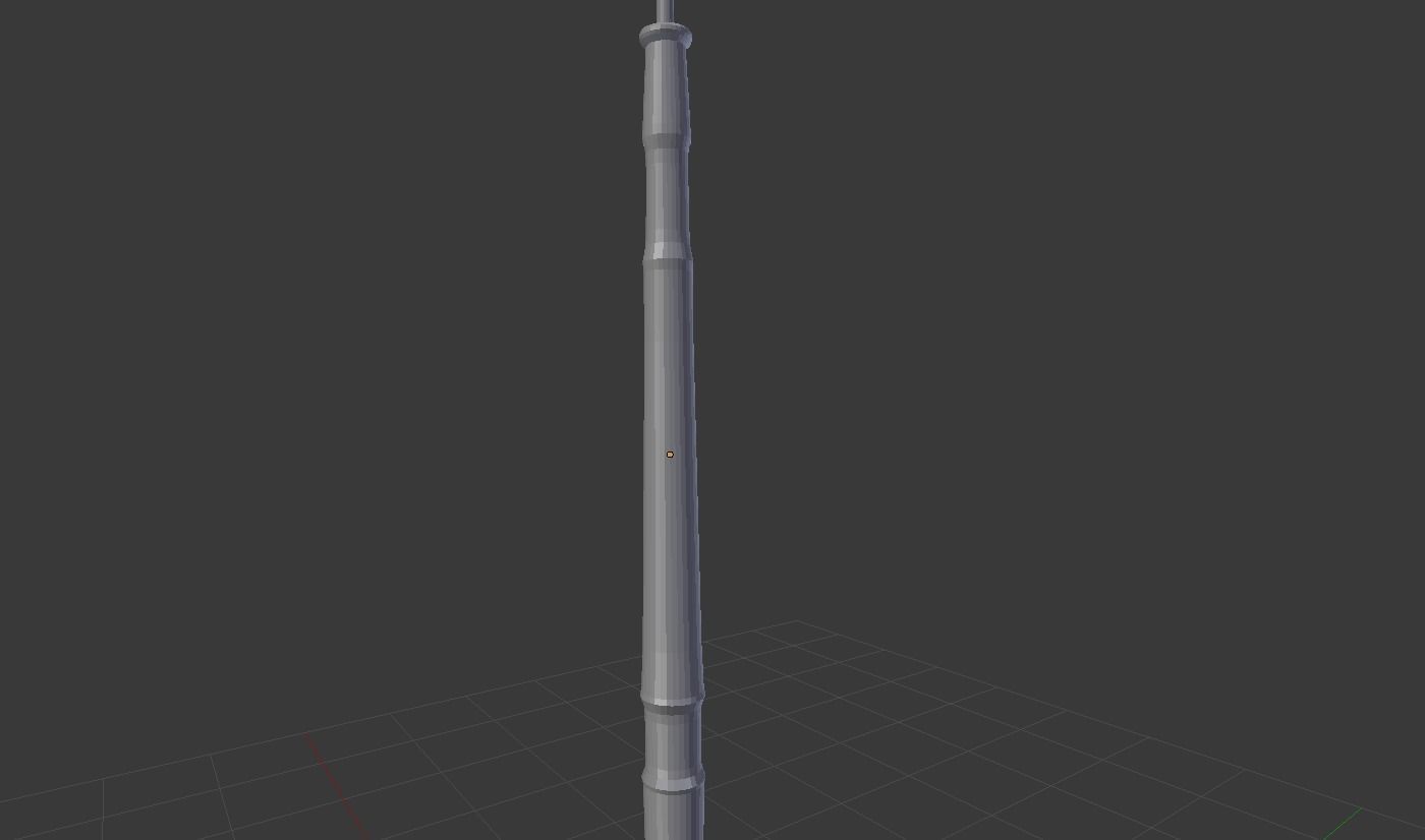 roman spear - pilum Low-poly 3D model_10