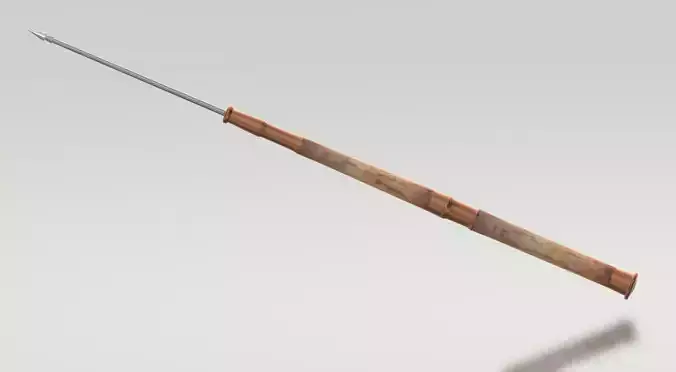 roman spear - pilum Low-poly 3D model