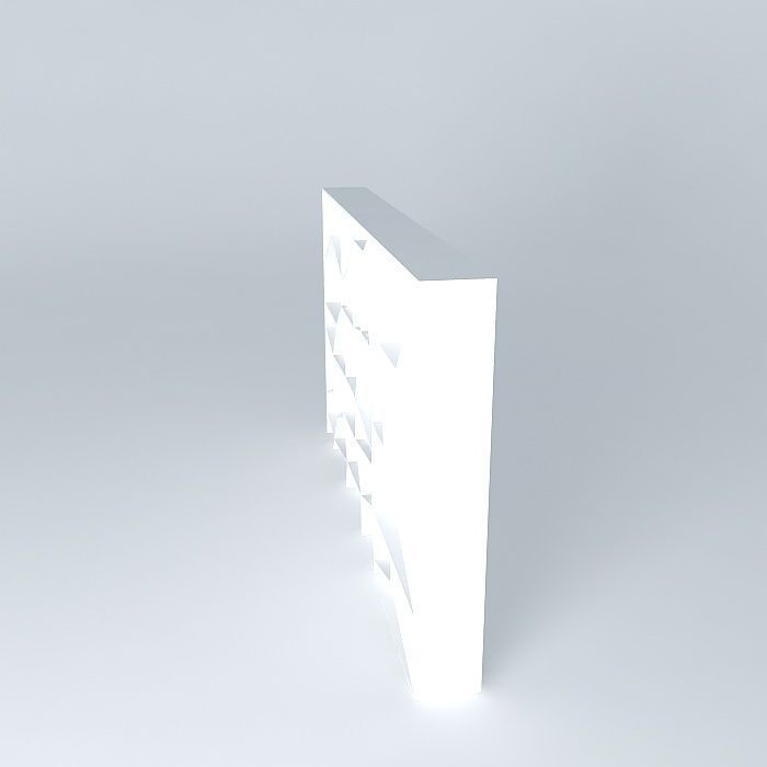 bar-polka shelf Free 3D model_2