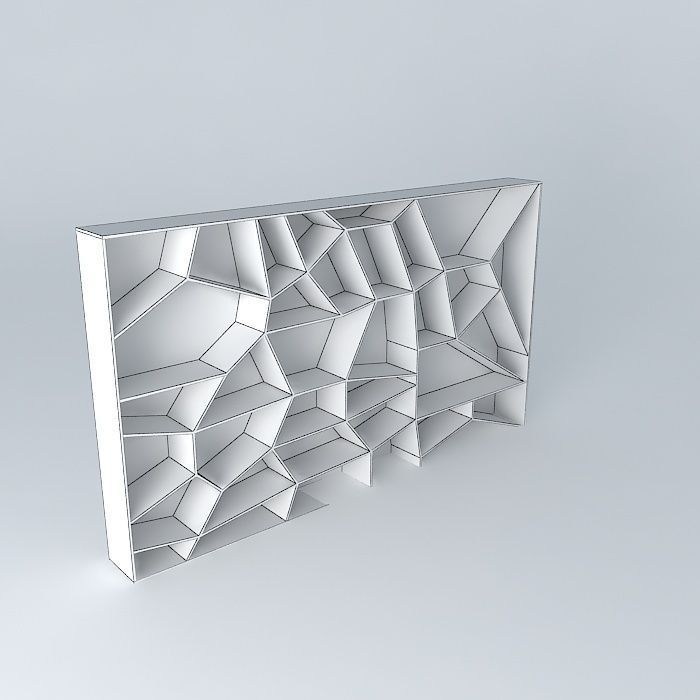 bar-polka shelf Free 3D model_3