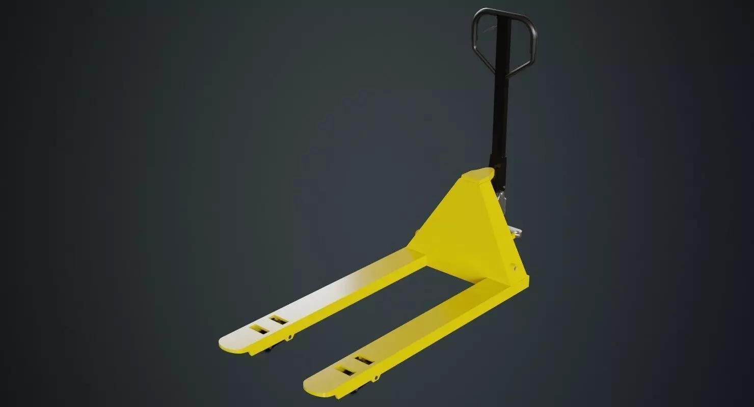Pallet Jack 3A Low-poly 3D model_0
