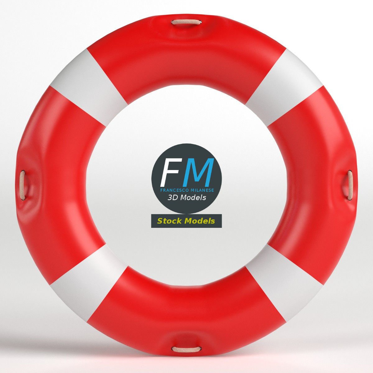 Lifebuoy 3D model_3