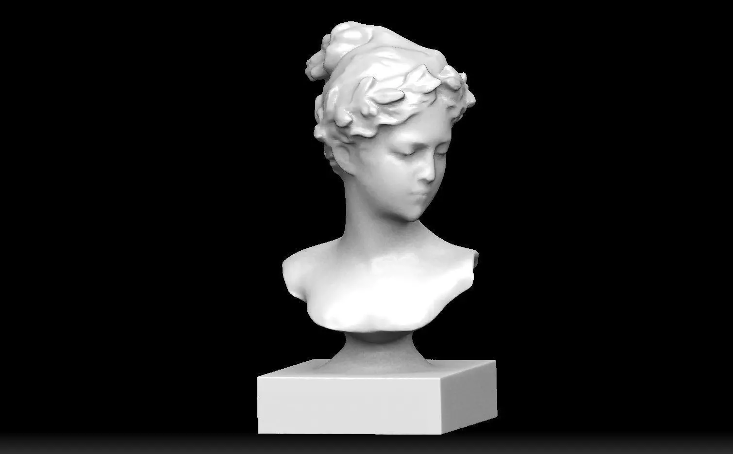 woman statue 3D print model