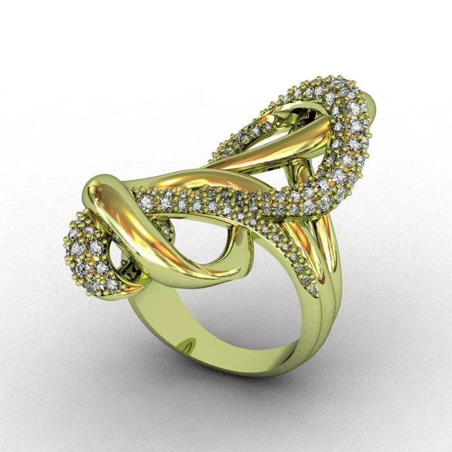 Diamond Ring 3D print model
