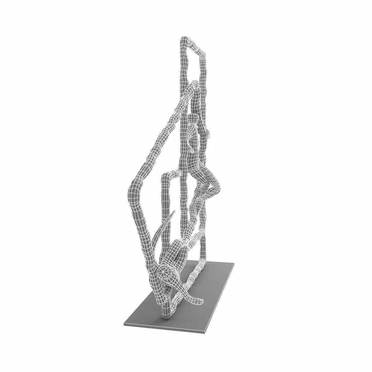 Gardeco TOUCH Bronze sculpture 3d model 3D model_5